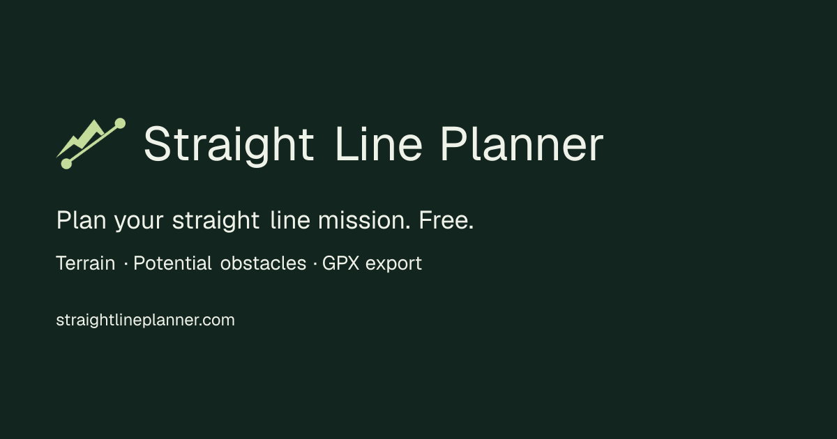 Free Straight Line Mission Planner | Straight Line